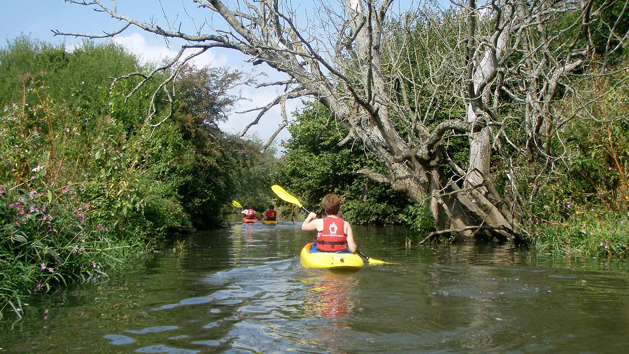kayaking river ouse upper sussex