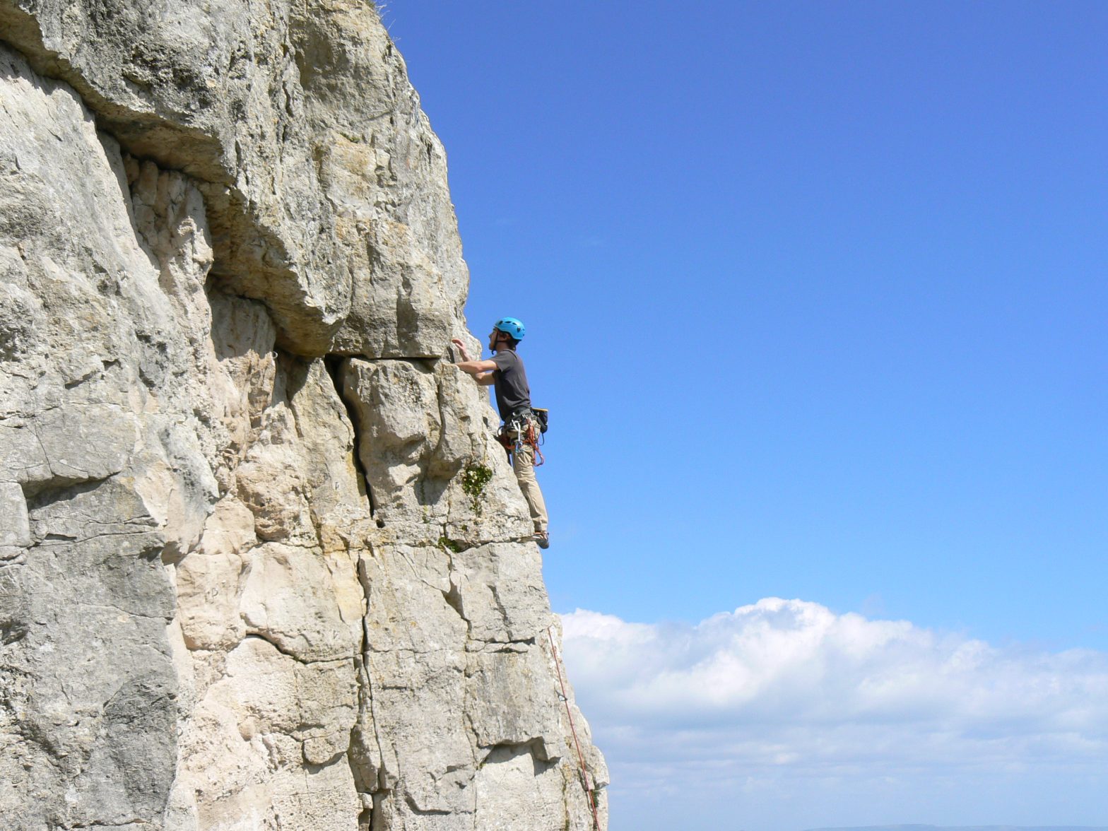 Sport climbing in Porland, Dorset