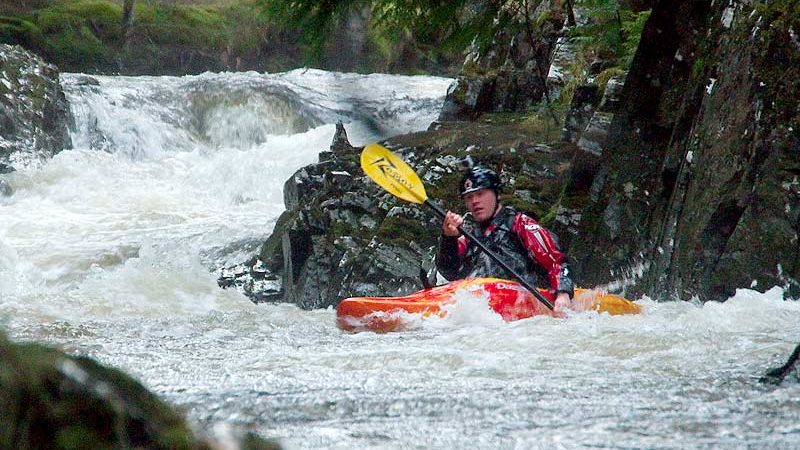 White water kayaking trip in Scotland