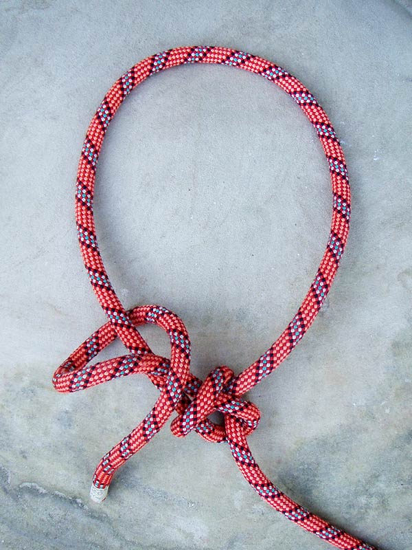 How to tie a stopper knot after figure of eight, step 1