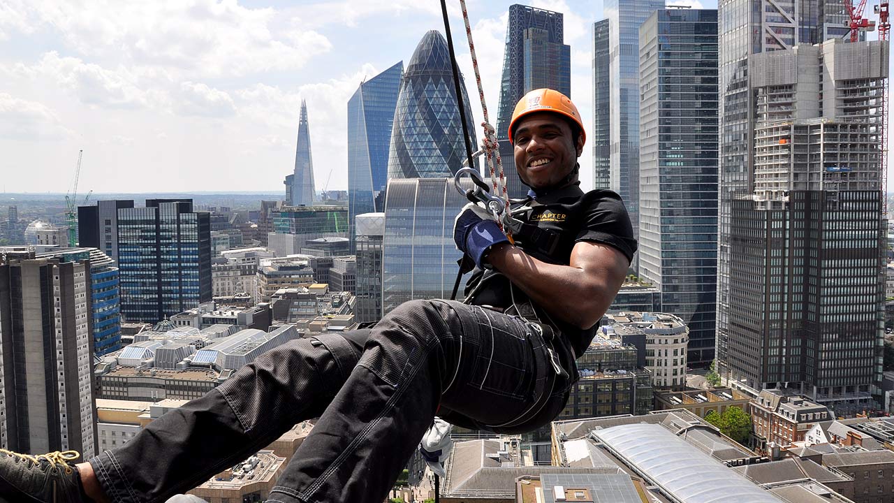 sponsered charity abseil challenge