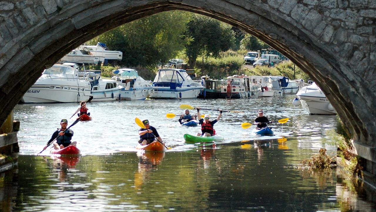 river medway kayaking challenge kent