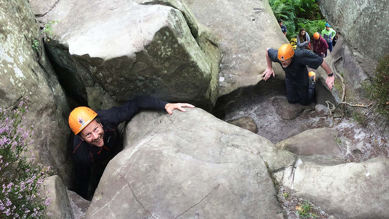 corporate rock climbing experience
