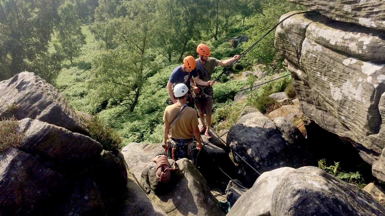 rock climbing instructor training course