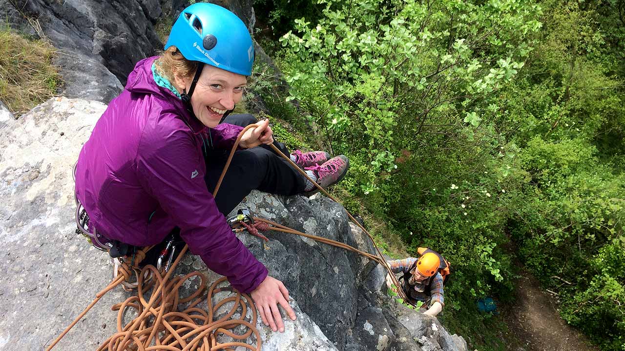 self rescue rock climbing course