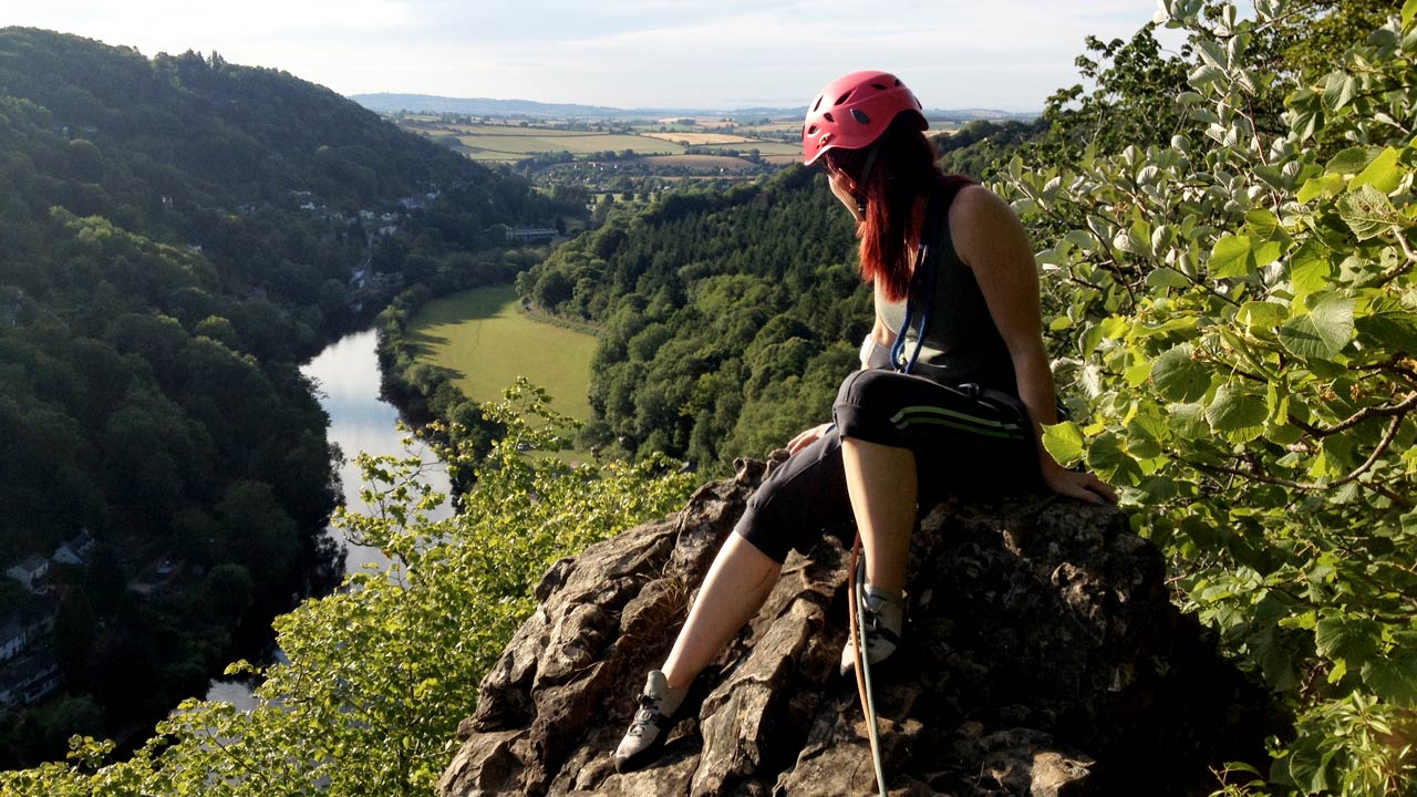 rock climbing holiday wye valley