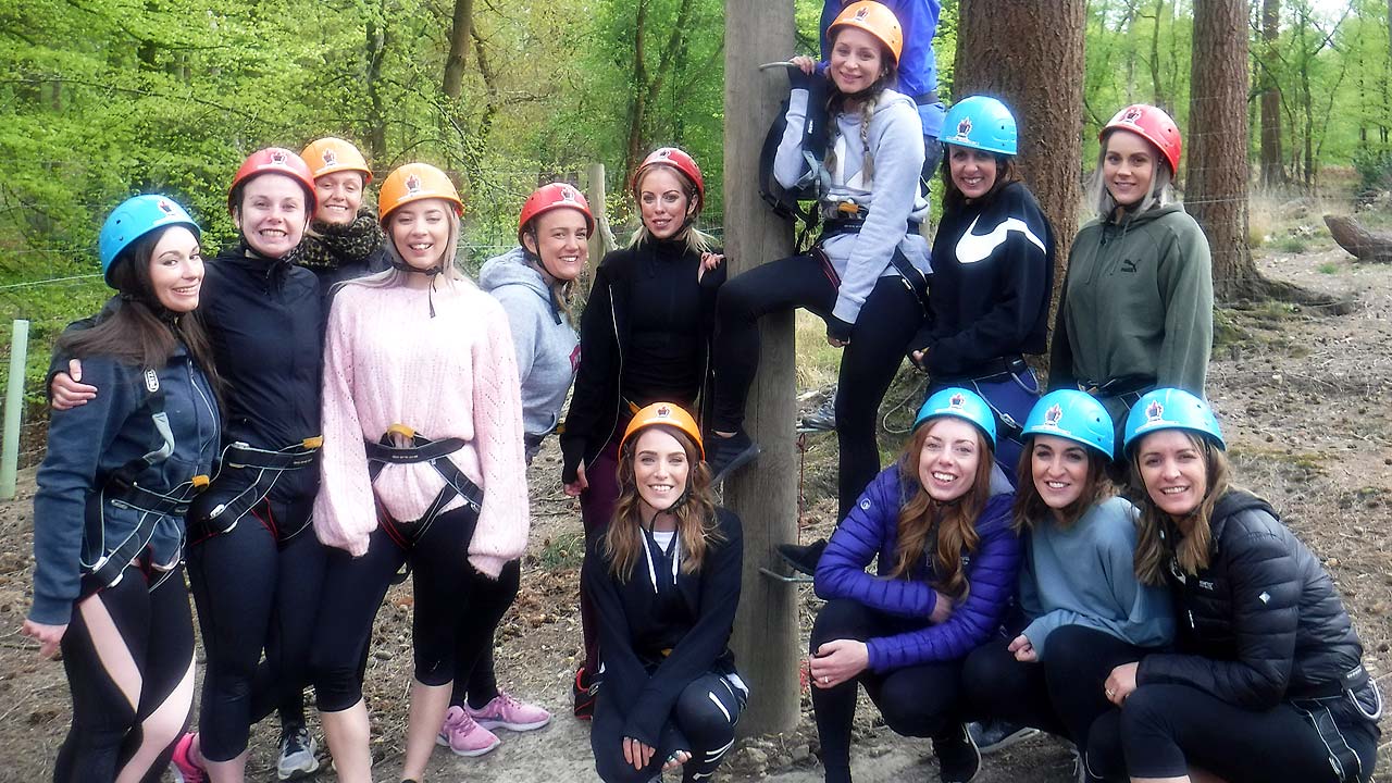 high ropes stag hen party