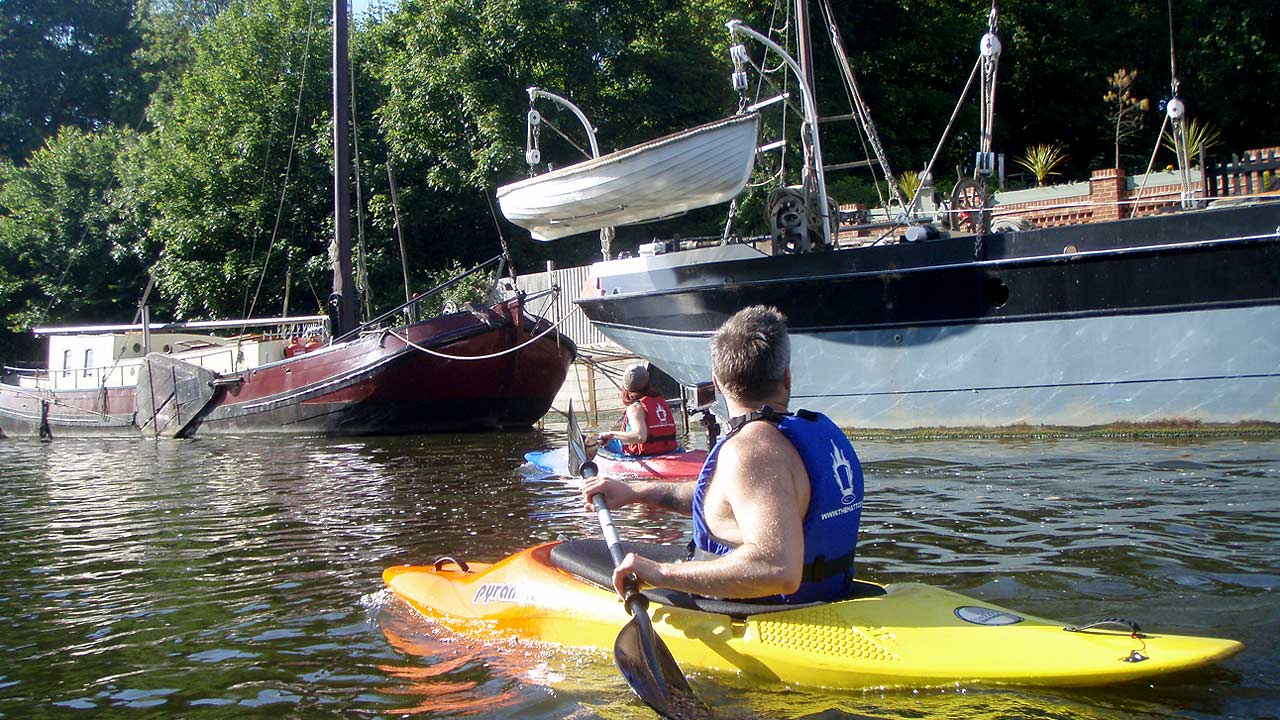 kayaking river medway camping kent