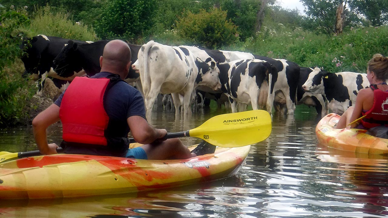 kayaking river ouse upper sussex