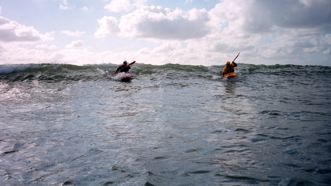 surf kayak training course