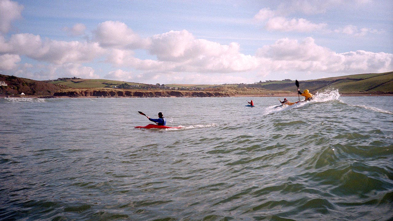 surf kayak training course