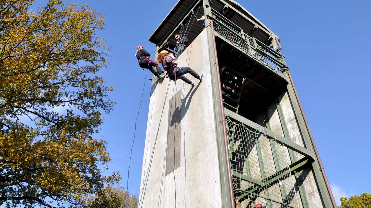 kids abseiling party sussex kent