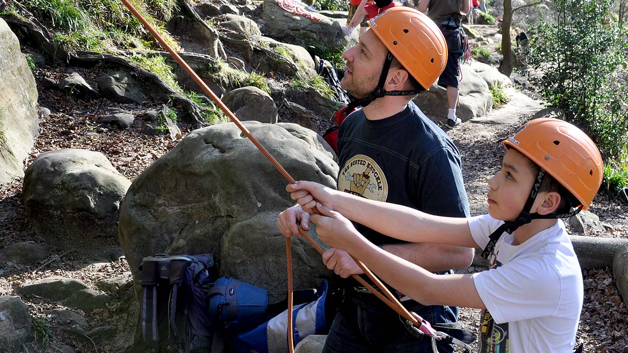 family rock climbing courses