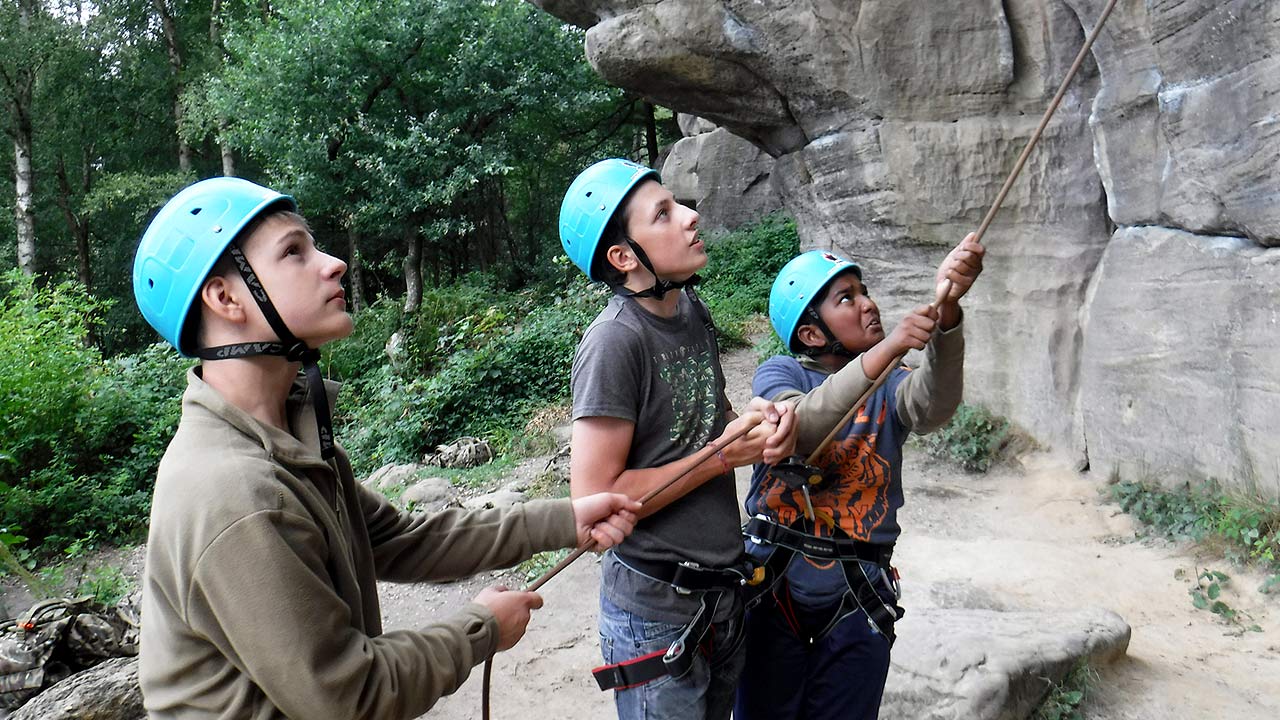 teen rock climbing adventures sussex kent