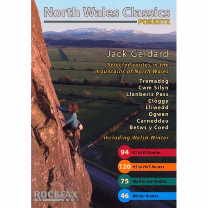 North Wales Classics Pokketz Rockfax Guidebook