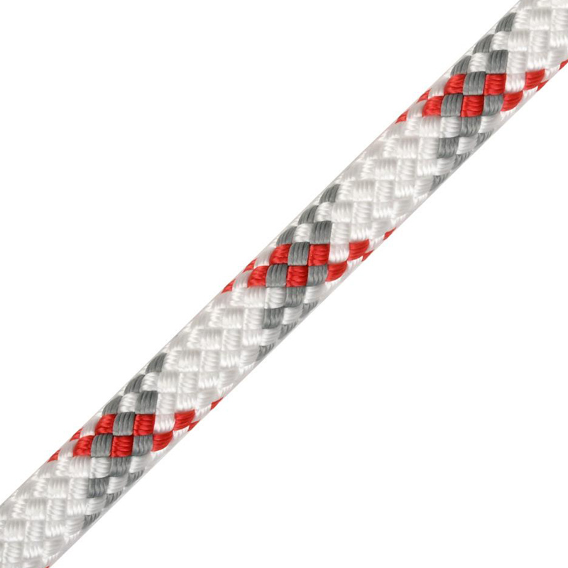 DMM Worksafe Plus Climbing Rope 10mm White/Red/Grey
