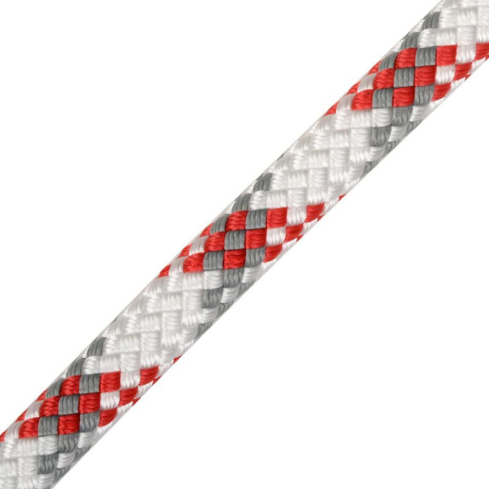 DMM Worksafe Plus Climbing Rope 11mm White/Red/Grey