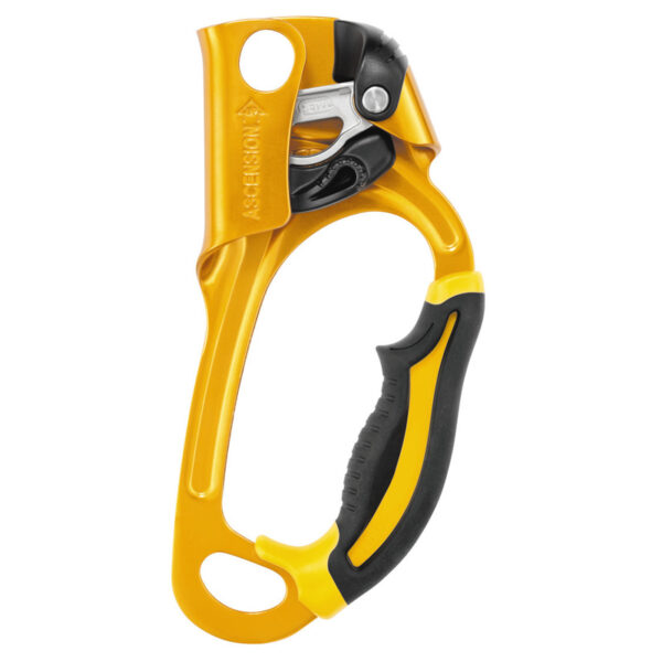 Petzl Ascension Ascender Device, Right Handed Yellow/Black
