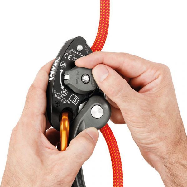 Petzl GriGri+ Belay Device in use