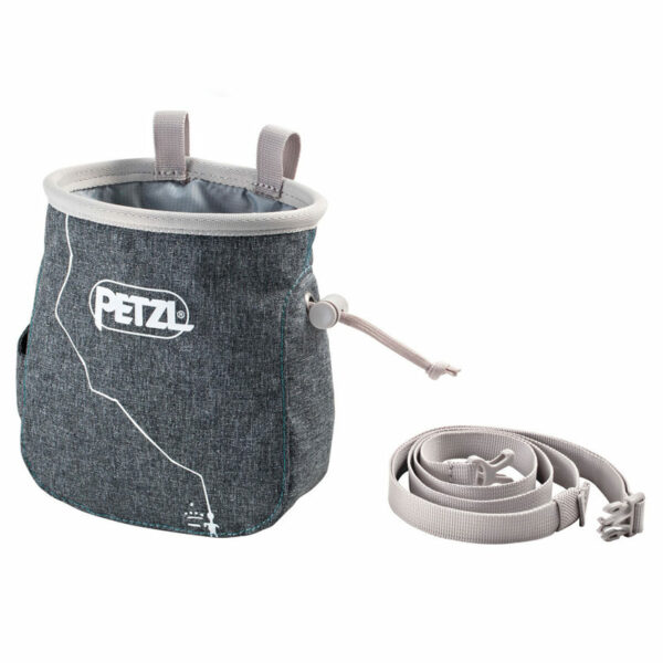 Petzl Saka Chalk Bag Mottled Grey