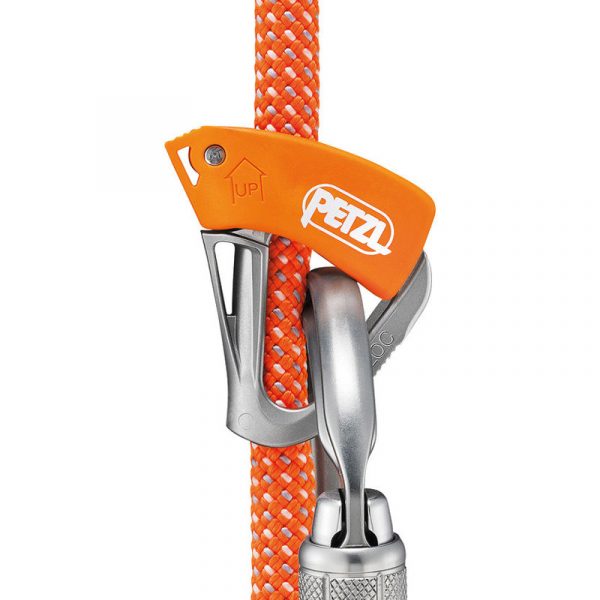 Petzl Tibloc Ascender Device Silver - in use