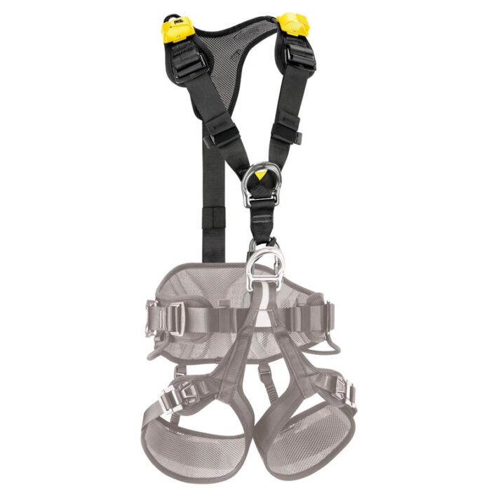Petzl Top Harness Black/Yellow - in use