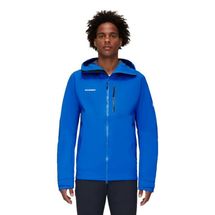 Mens Alto Guide HS Hooded Jacket from Mammut in Blue