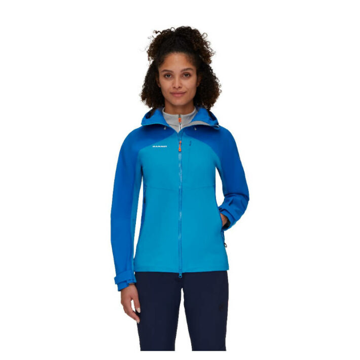 Womens Alto Guide HS Hooded Jacket from Mammut in Blue