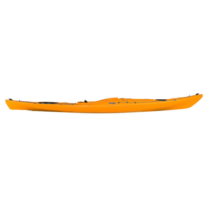 P&H Virgo MV CLX Fuego Orange Kayak Side