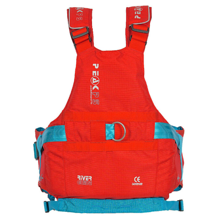 River Guide Vest buoyancy aid in red from Peak UK