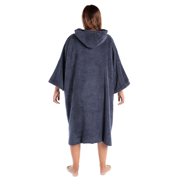 Towelling robe in navy from Dryrobe