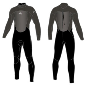 Prologue men's 4/3 back zip wetsuit from Quiksilver