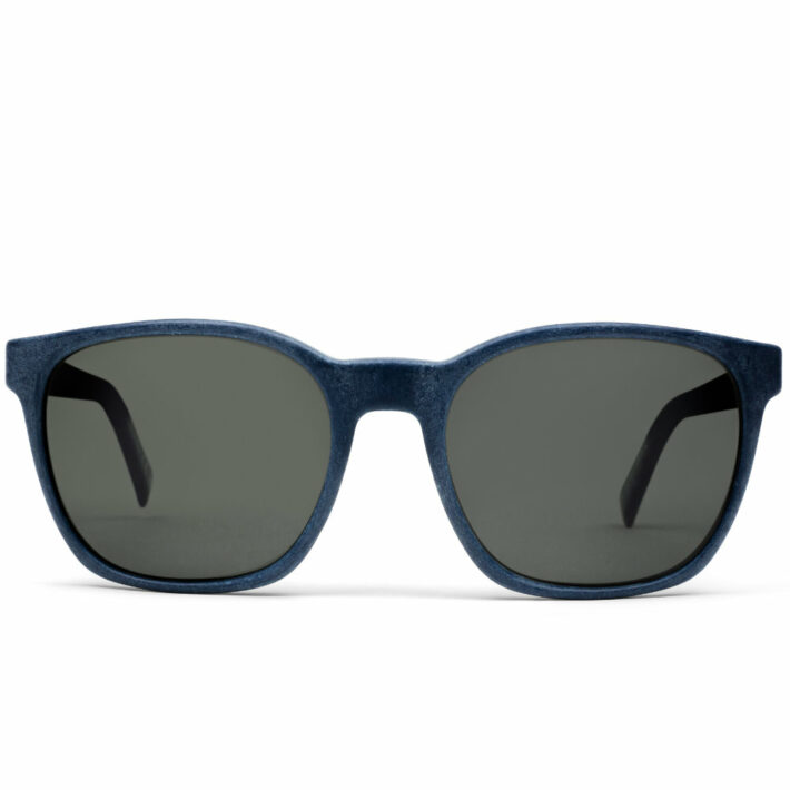 Waterhaul Fitzroy sunglasses with polarised grey lens. Front angle.