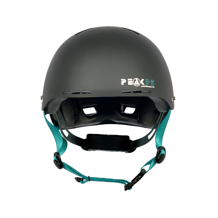 peak freeride helmet black. Front image.