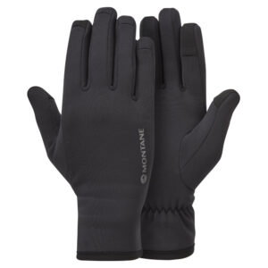 Montane Mens Fury Gloves, Colour Black, Front and Back facing shots