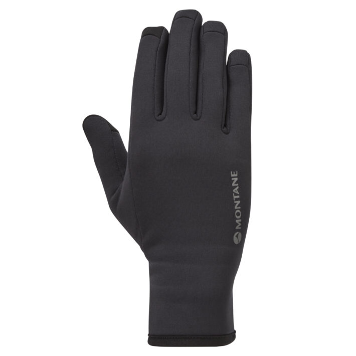 Montane Mens Fury Gloves, Colour Black, Front facing shot