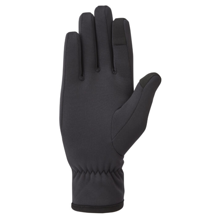 Montane Mens Fury Gloves, Colour Black, palm facing shot