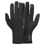 Montane Trail gloves, Colour Black, Front and Back facing image