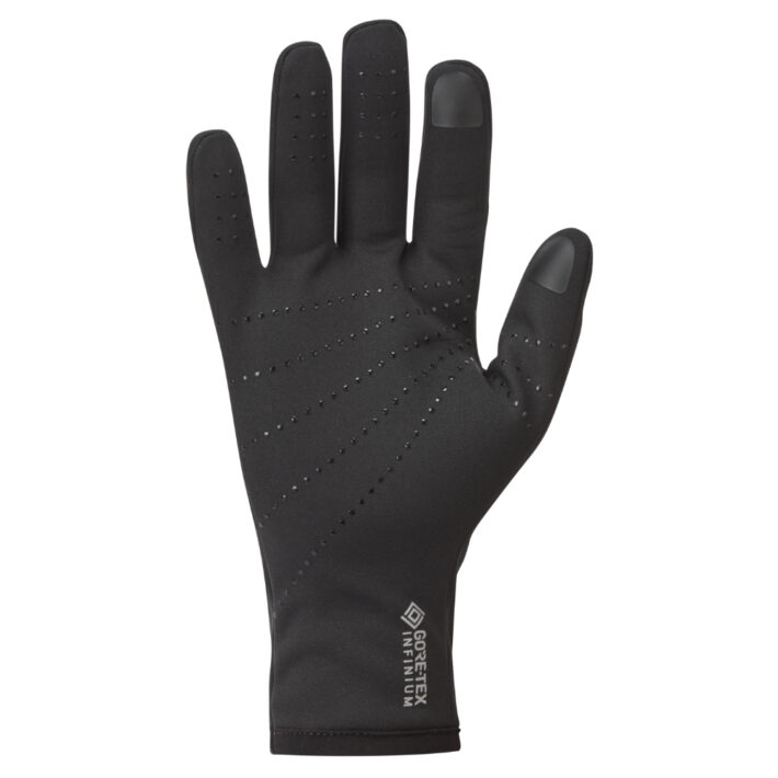 montane trail gloves, Colour: Black, Image showing palm of gloves