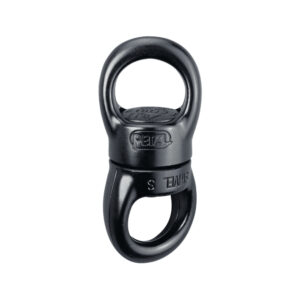 A premium image of the Petzl Swivel S in all its swivelling glory.